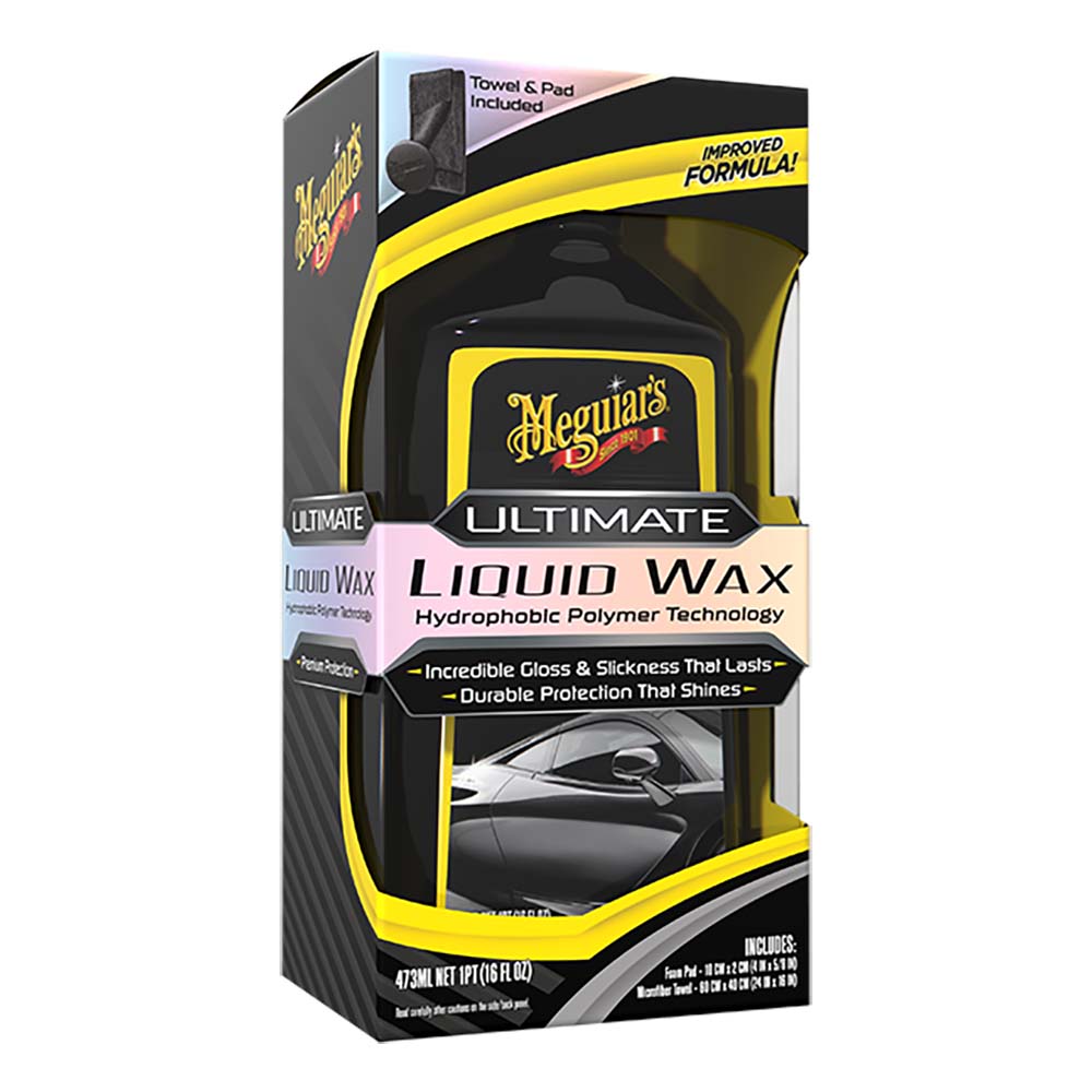 Meguiar's Hybrid Ceramic Liquid Wax - Long-Lasting Ceramic Protection in an  Easy to Use Wax-G200416, 16 oz