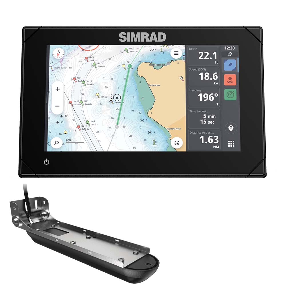 Simrad NSX 3007 7&quot; Combo Chartplotter  Fishfinder w/Active Imaging 3-in-1 Transducer [000-15365-001]
