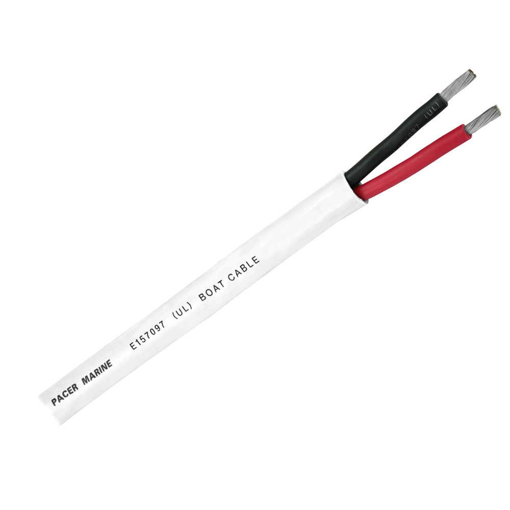 Pacer Round Duplex 2 Conductor Cable - 100&#39; - 14/2 AWG - Red, Black [WR14/2DC-100]