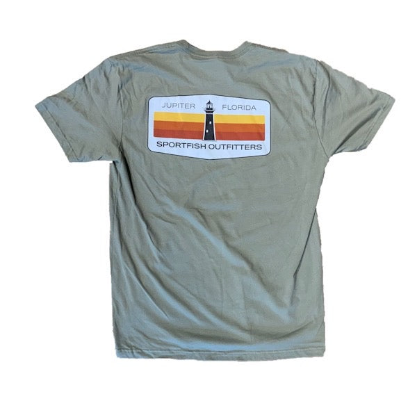 Jupiter Lighthouse Shirt - Olive Green