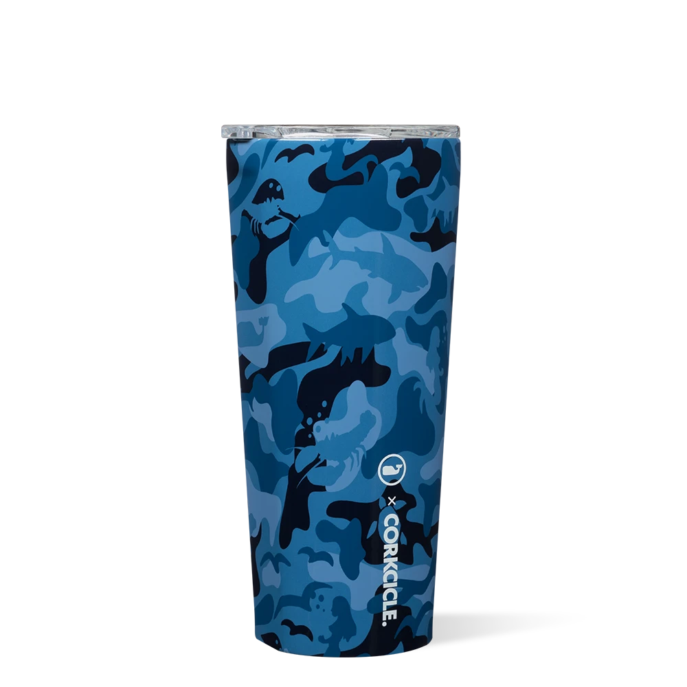 Corkcicle Tumbler - 24oz Vineyard Vines Blue Camo