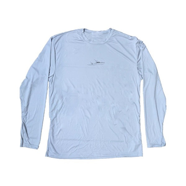 Sportfish Outfitters Mens Long Sleeve Diamond Performance Shirt