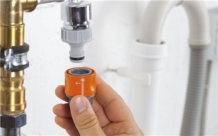 Gardena Threaded Faucet Hose Connector [36917]