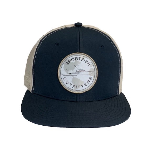 Sportfish Outfitters Globe - UV Lite / Navy Adjustable Hat