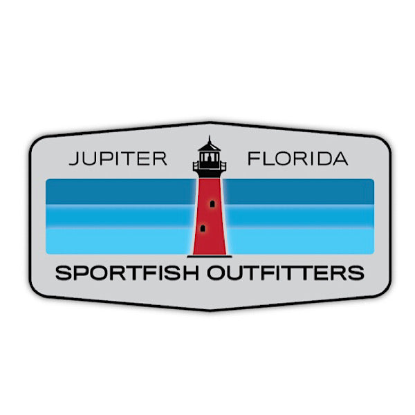 Sportfish Outfitter Jupiter Inlet Lighthouse Sticker