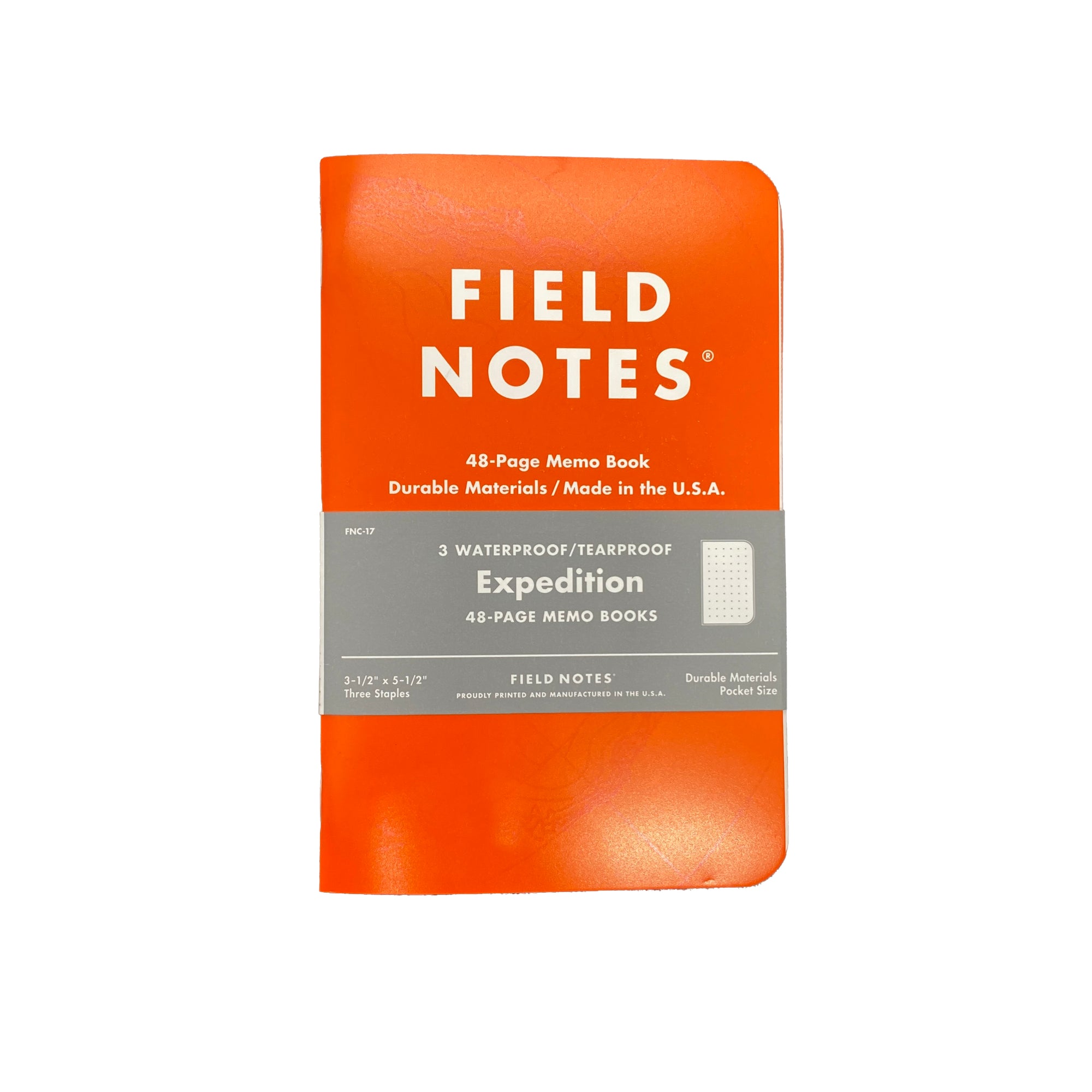 Field Notes: Expedition 3-Pack (waterproof)