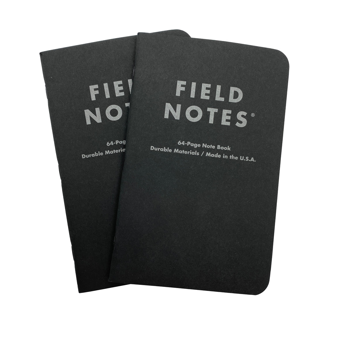 Field Notes: Pitch Black - Ruled Paper - Large 2-Pack
