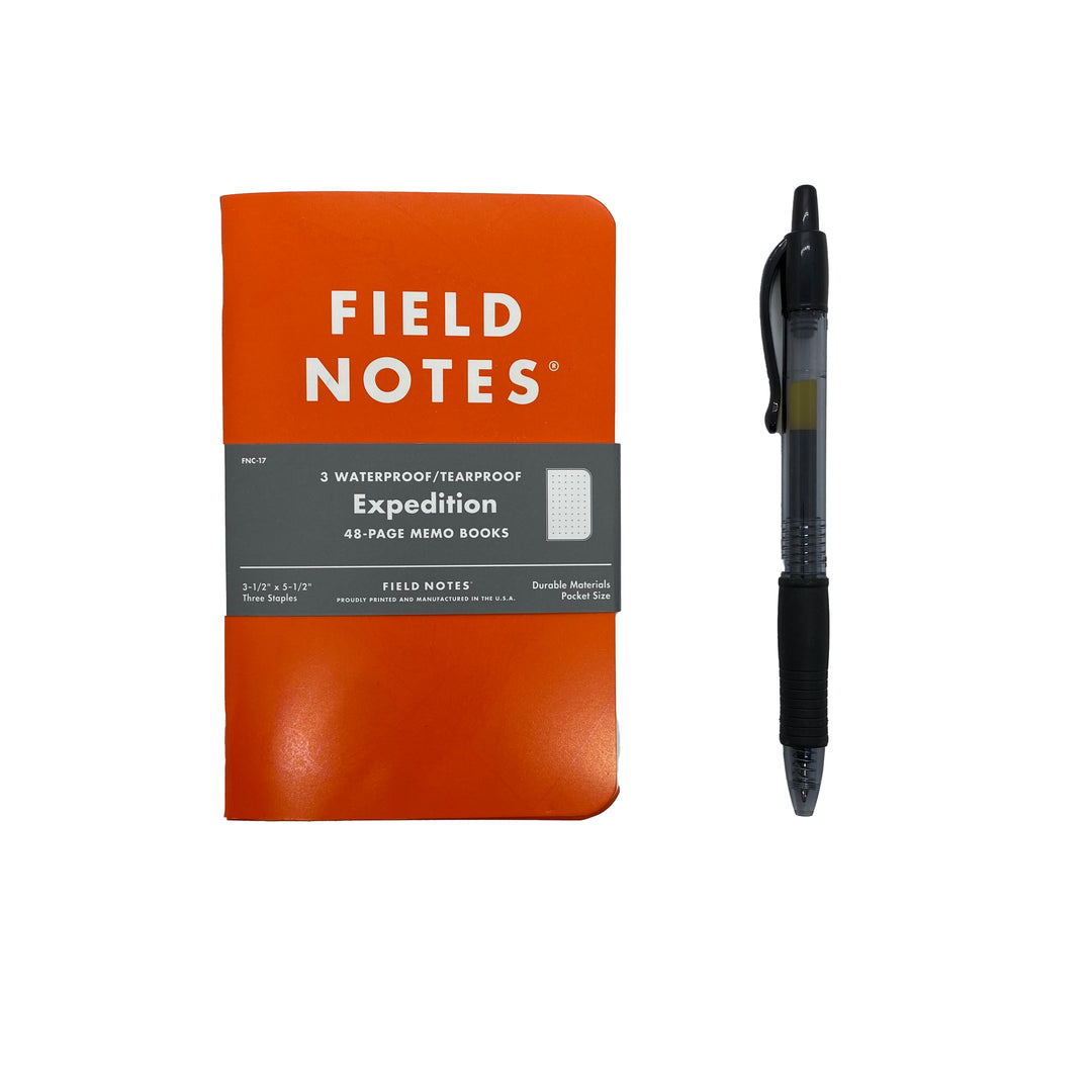 Field Notes: Expedition 3-Pack (waterproof)