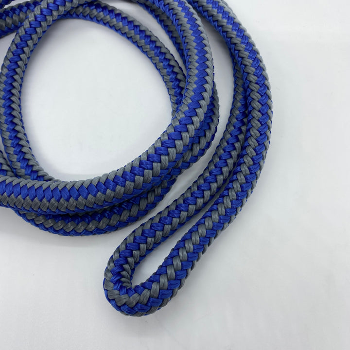 Dock Line Dog Leash Blue/Gray w/SS Clasp