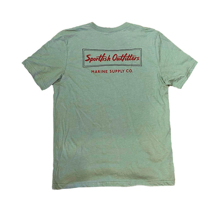 Classic Supply Co Tee - Heather Sage