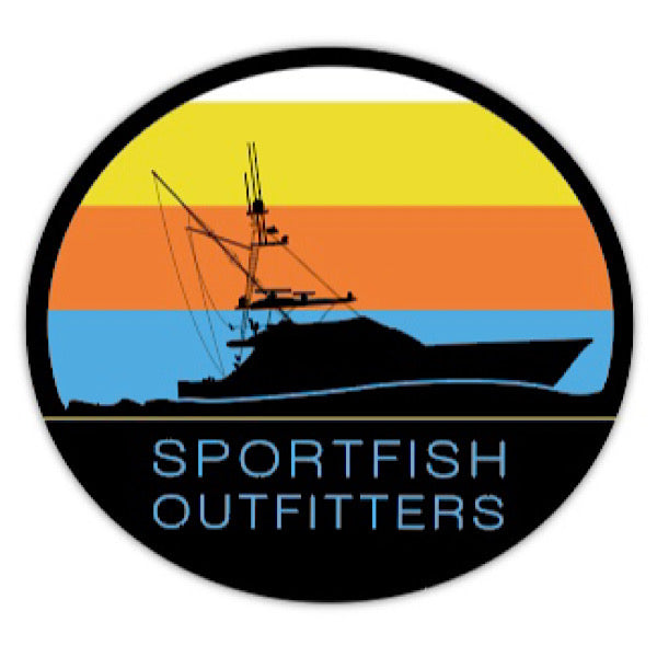 Sportfish Outfitters Sunset Sticker