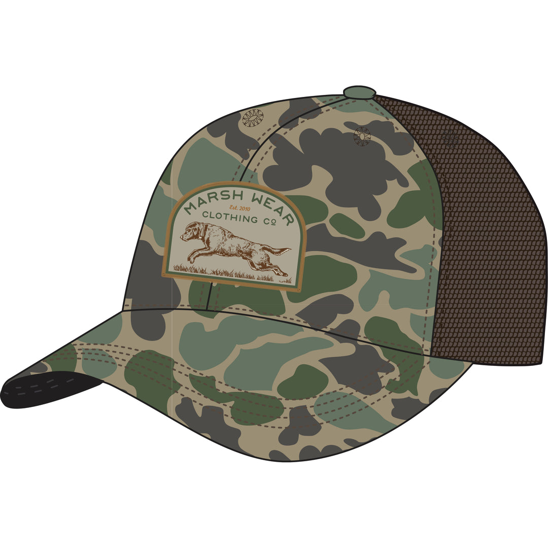 Marsh Wear Green Camo Retrieve Hat