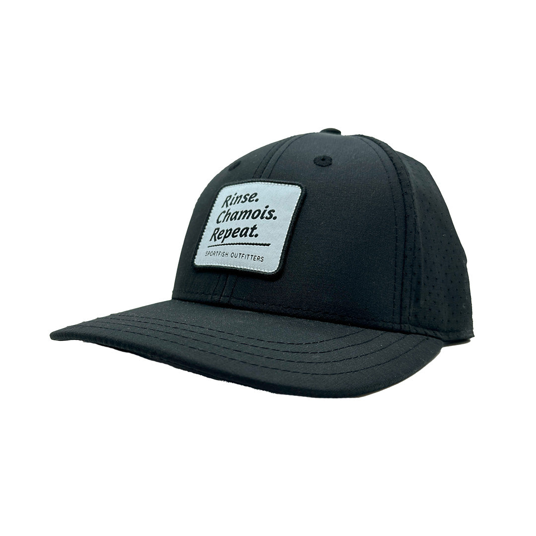 Rinse Chamois Repeat - UV Lite / Black Adjustable Hat