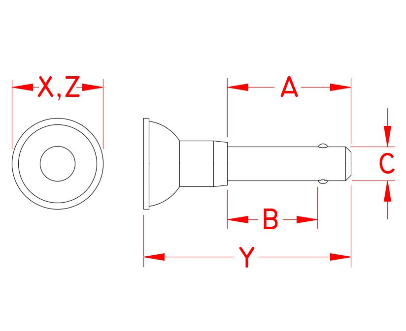 Retaining Pin 1/4" - Multiple Options