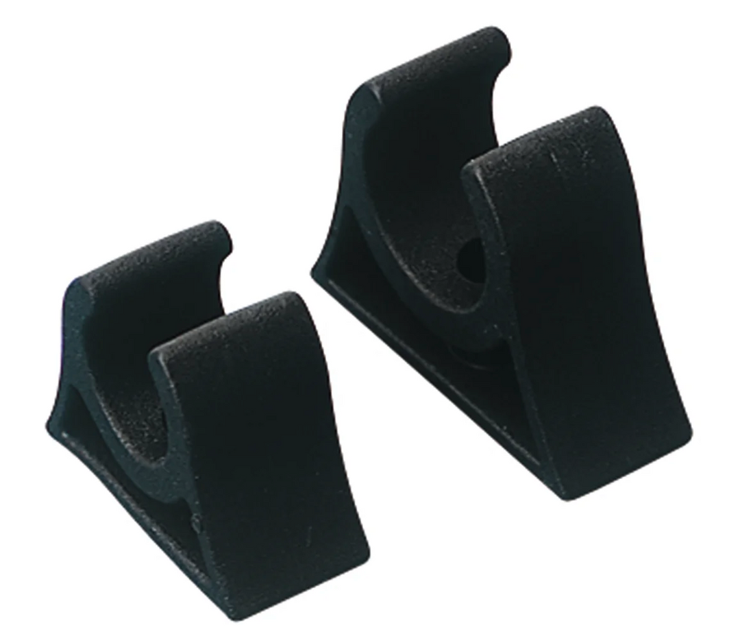 Pole Storage Clip, 1-1/4" Pole Pole Size, Black