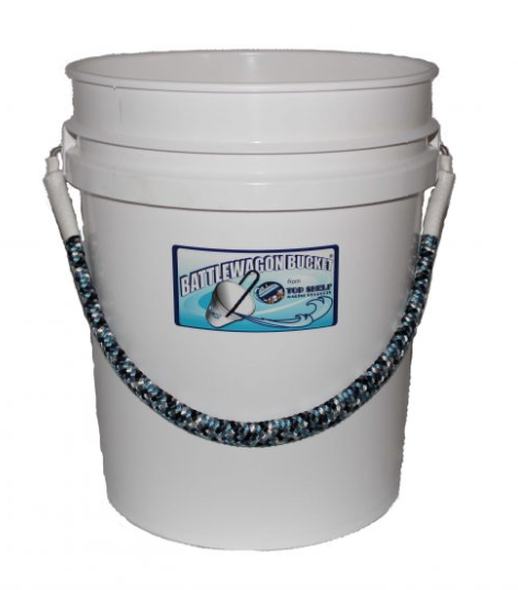 Bass Pro Shops Logo 5-Gallon Plastic Bucket with Rope Handle