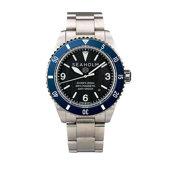 Seaholm Offshore Automatic Watch - Blue Bezel