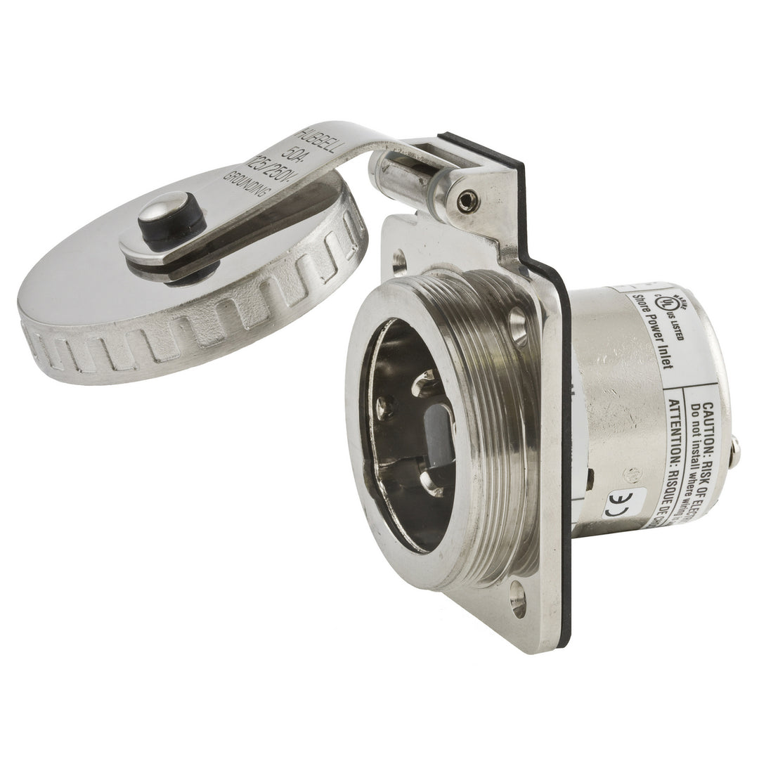 Hubbell 50A 125/250 Volt Shore Power Inlet