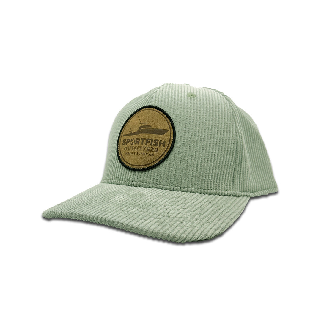 Sportfish Outfitters Corduroy Agave Hat with Suede Globe