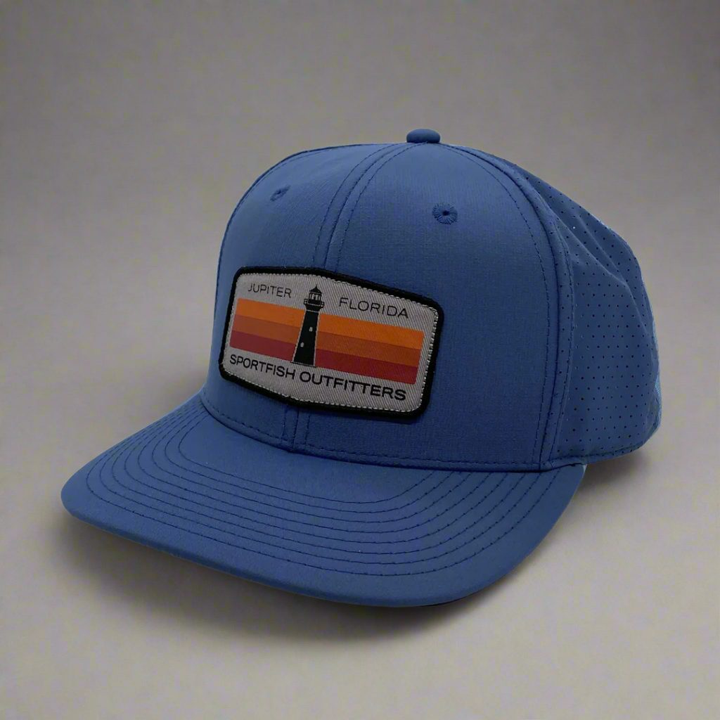 Blue Sportfish Outfitters jupiter lighthouse hat 