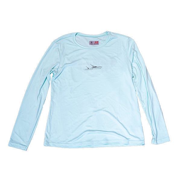 Sportfish Outfitters Women's Long Sleeve Performance Shirt Mint