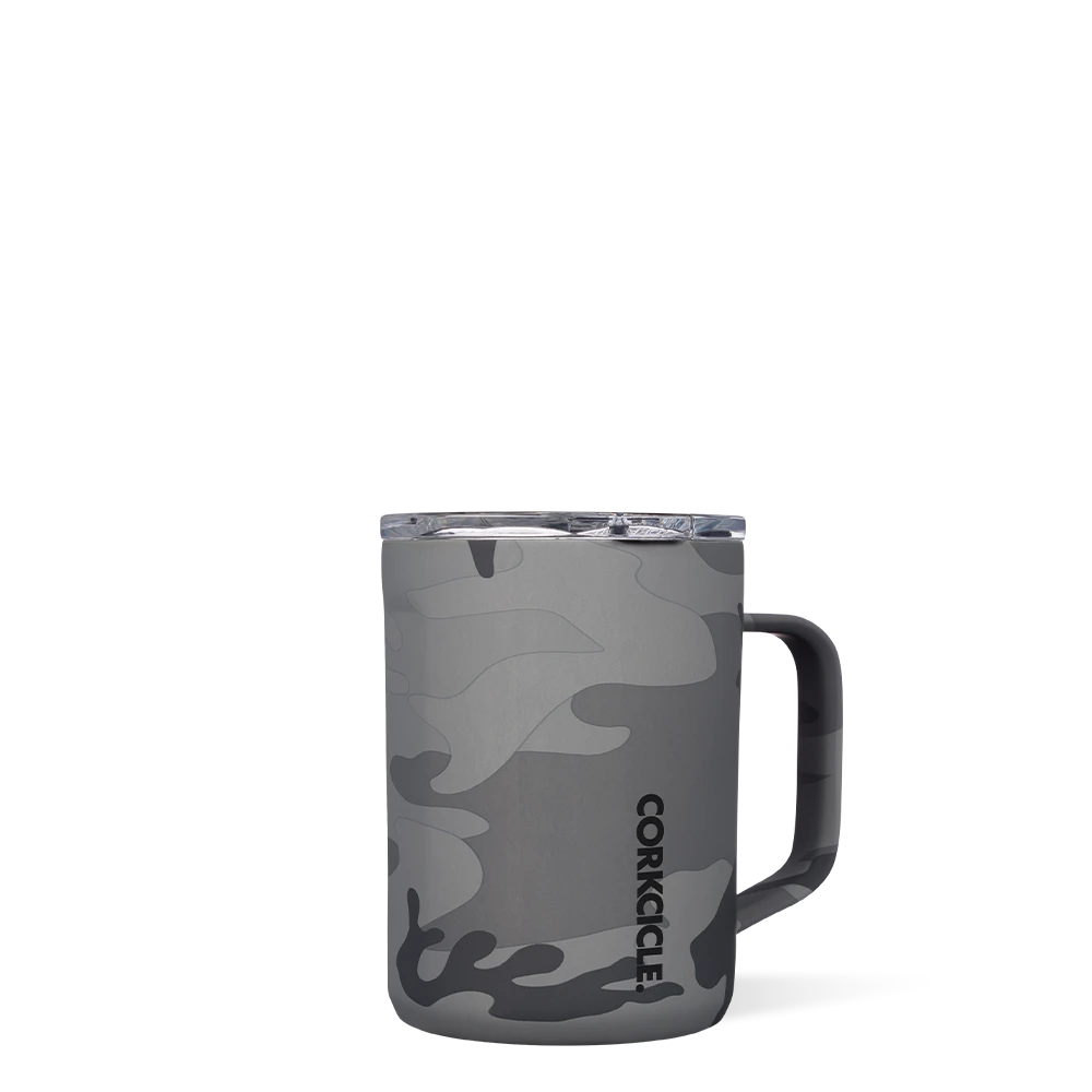 Corkcicle Mug - 16oz Grey Camo