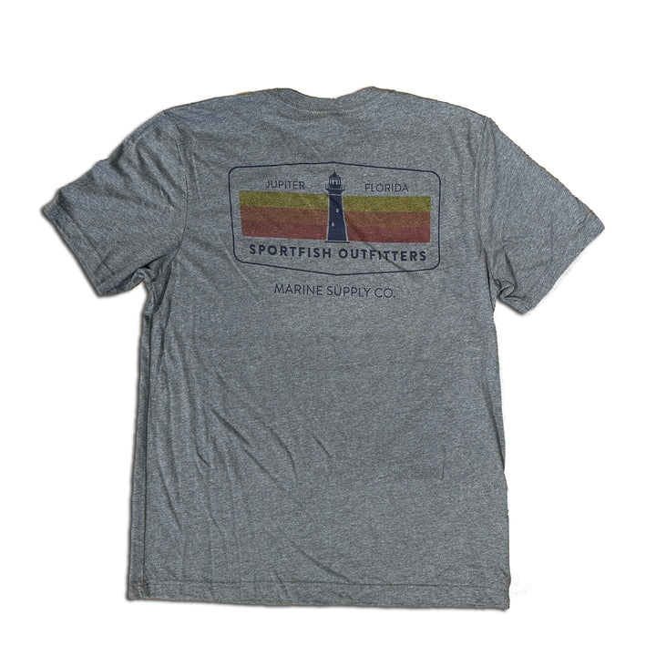 Vintage Jupiter Lighthouse Shirt - Heather Grey