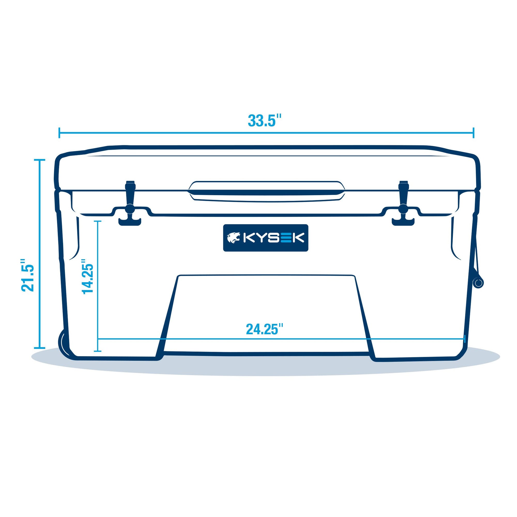 Kysek Cooler 75L White | Compare to Yeti Tundra 75