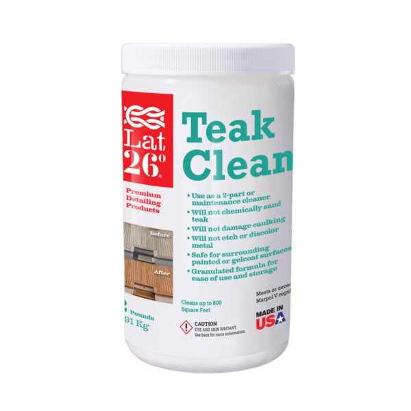 Lat 26° Teak Clean