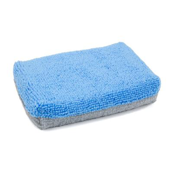 Thick Microfiber Coating Applicator Pad with Plastic Barrier