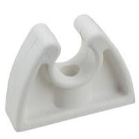 Perko White 3/4 inch pole storage clip