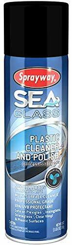 Sprayway Sea Glass Professional Marine Grade Plastic Cleaner and Polish - 18oz