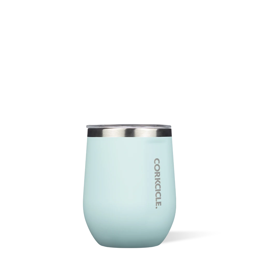 Corkcicle Stemless - 12oz Gloss Powder Blue