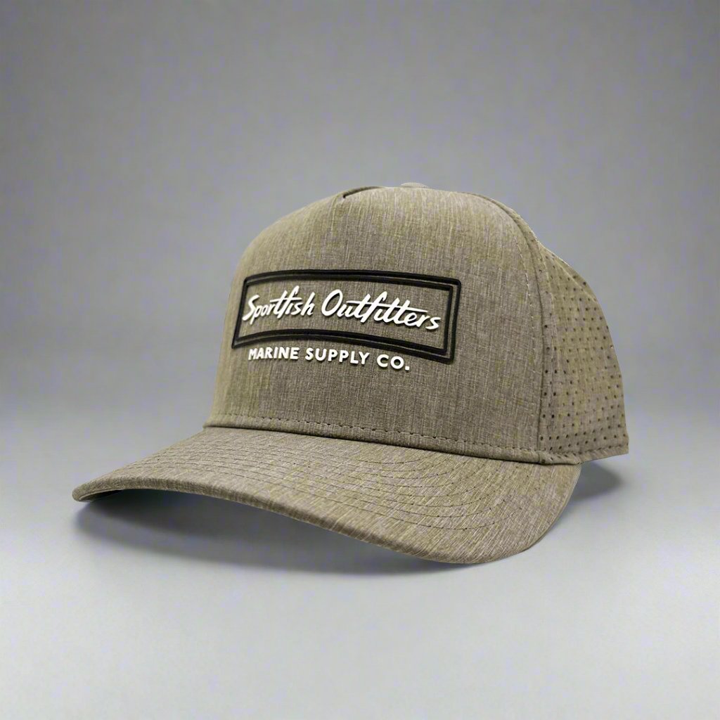 Marine Supply Co Hat Heather Surplus Tritech Semi Curve